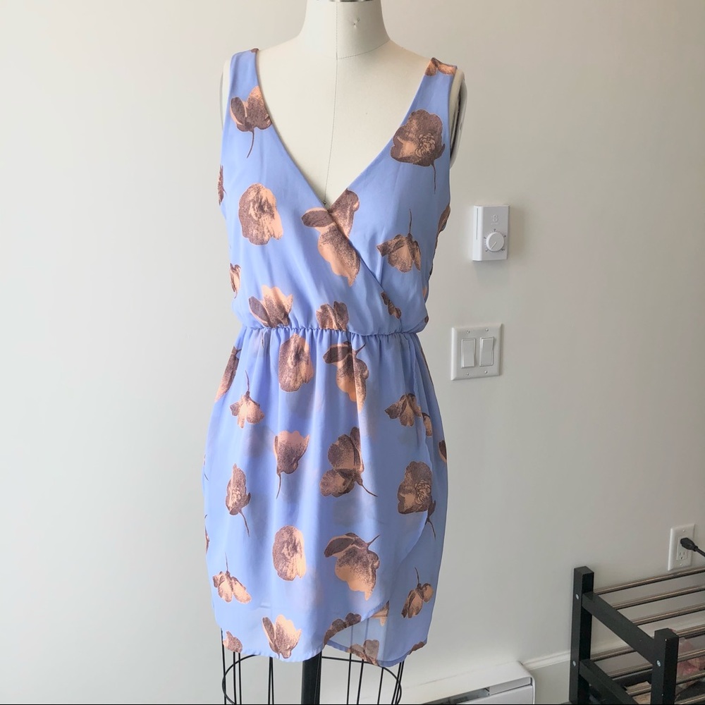 Lush Peach tulip dress XS